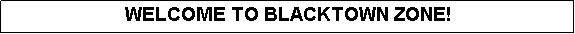 Text Box: WELCOME TO BLACKTOWN ZONE!